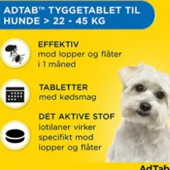 AdTab til hunde 1.3-2.5 kg, 3 stk - Loppemiddel