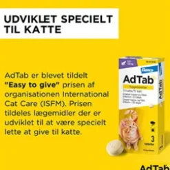 AdTab til katte, 2.0-8.0 kg, 6 stk - Loppemiddel