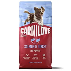 Carnilove Active Dog Salmon & Turkey for Puppies