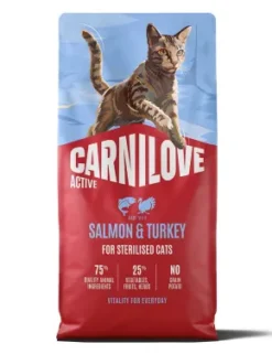 Carnilove Cat Adult Sterilised- Salmon & Turkey