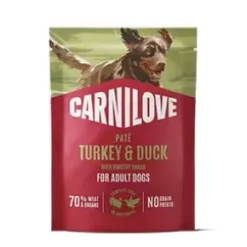Carnilove Dog Pouch Paté Turkey & Duck, 300g