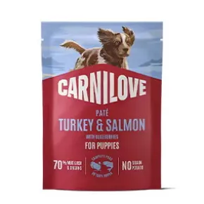 Carnilove Dog Pouch Paté Turkey & Salmon, 300g