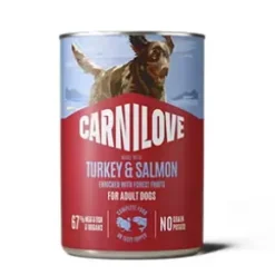 Carnilove Dog Vådfoder, Laks & Kalkun, 400g