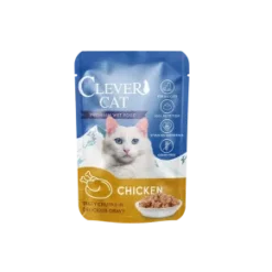 Clever Cat Pouches, Chicken, 12-pack