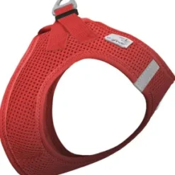 Curli Vest sele Clasp Air-Mesh, Rød