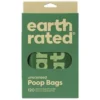 Earth Rated hundeposer med håndtag, Unscented, 120 stk