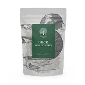 Essential Duck Mini Delights, Hundegodbidder, 100g