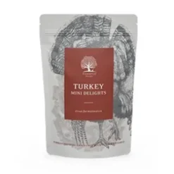 Essential Turkey Mini Delights, Hundegodbidder, 100g