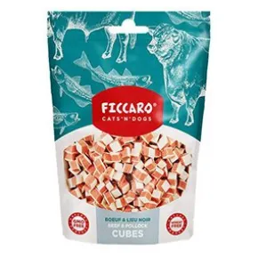 Ficcaro Beef & Pollock Cubes, 100g