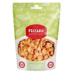 Ficcaro Salmon & Chicken Cubes, 100g