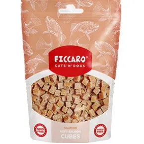 Ficcaro Soft Salmon Cubes, 100g