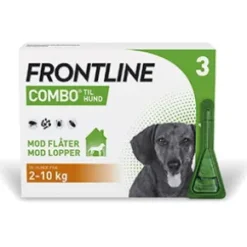 Frontline Combo hund 2 - 10 kg, 3 stk.
