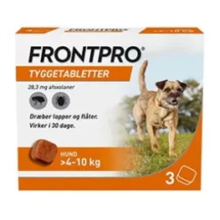 Frontpro Tyggetabletter >4-10 kg, 3 stk