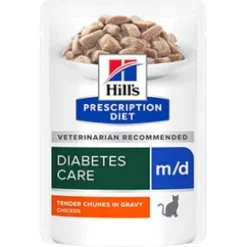 Hills PD Cat, m/d, 12x85g, Chicken