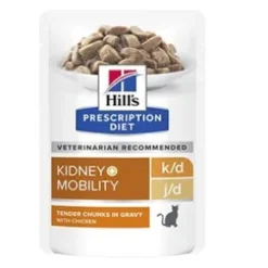 Hills PD Kidney Mobility, k/d + j/d, Kat, 12x85g, Kylling