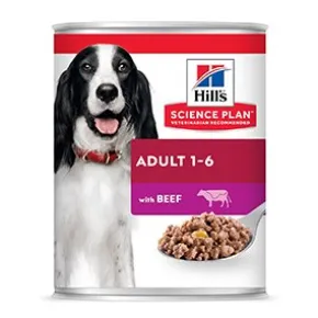 Hills Science Plan Dog Adult Beef, 370g