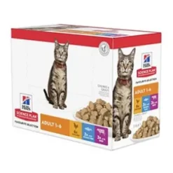 Hills SP Adult Cat. 12x85g, Chicken, Beef & Ocean Fish