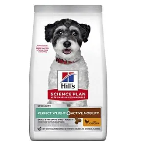 Hills SP Adult Dog Perfect Weight & Active Mobility, Small & Mini, Chicken