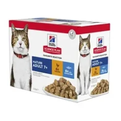 Hills SP Cat Mature, Chicken & Ocean Fish, 12x85g