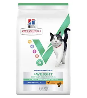 Hills VE Mature 7+ Adult Cat. Neutered, 3 kg, Chicken