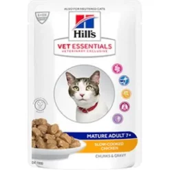 Hills VE Mature Adult 7+ Kat, Vådfoder, 12x85g