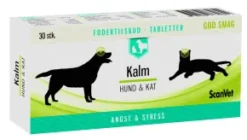 Kalm hund og kat tabletter, 30 stk