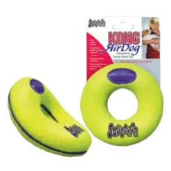KONG AirDog Squeaker Donut tennisbold diameter 9 cm