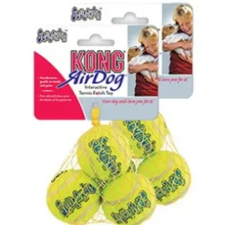 KONG AirDog Squeaker tennisbolde 3 stk, S