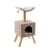 Kradsetræ med hule, Beige, 77 x 35 x 30 cm.