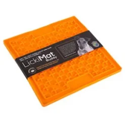LickiMat Buddy - Slikkemåtte Hund, Orange