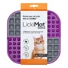 LickiMat Slomo Kat, Lilla 20 cm.