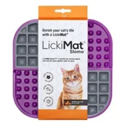 LickiMat Slomo Kat, Lilla 20 cm.