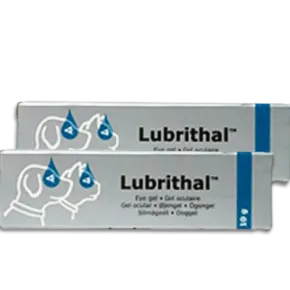 Lubrithal øjengel, tube med 15 gr.