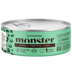 Monster Adult Cat, Lamb, 100g dåse, Vådfoder