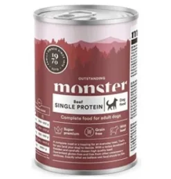 Monster Dog Adult Single Beef, 400g