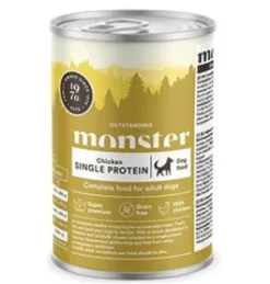 Monster Dog Adult Single Chicken, 400g