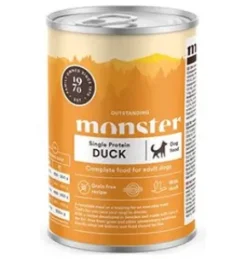 Monster Dog Adult Single Duck, 400g