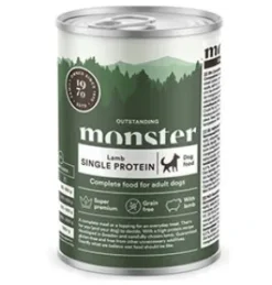Monster Dog Adult Single Lamb, 400g
