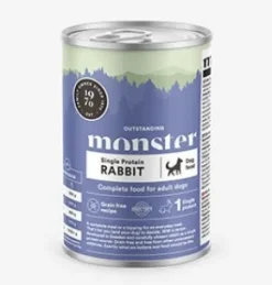 Monster Dog Adult Single Rabbit, 400g