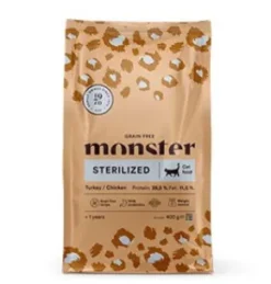 Monster Kat, Grain Free Sterilized Turkey/Chicken