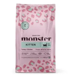 Monster Kitten Grain Free Chicken & Turkey