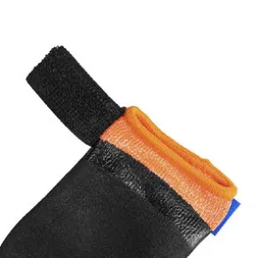 Non-Stop Dogwear Protector Hundesko, Black/Orange, 4 stk