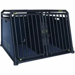 4pets PRO 22 Noir, Large 66 x 96,5 x 93,5 cm, Hundebur