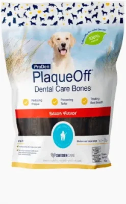PlaqueOff Dental Bones Bacon 13 stk