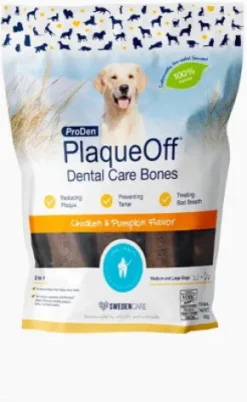 PlaqueOff Dental Bones Chicken & Pumpkin, 13 stk