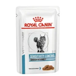 Royal Canin Sensitivity Control, Kat,, Kylling og Ris, 12x85g