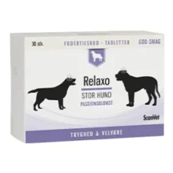 Scanvet Relaxo, Stor Hund, Tabletter, 30 stk