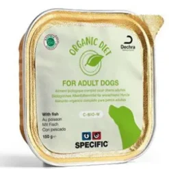 Specific C-BIO-W Organic Vådfoder til Hund med Fisk, 5x150g