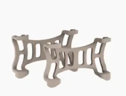 Tractive GPS Gummiklemmer Hund, Brun, 2 stk