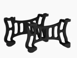 Tractive GPS Gummiklemmer Hund, Sort, 2 stk